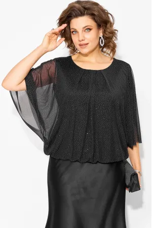 Блузка Лилиана 1502 черный Блузка Лилиана 1502 черный