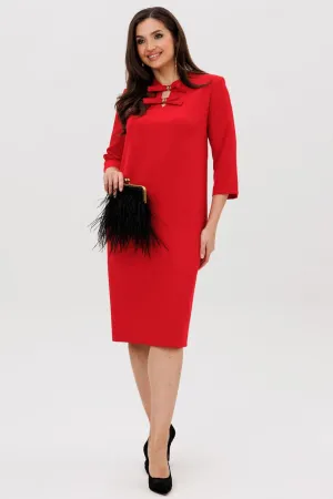 Платье Vilena Fashion 1095 красный