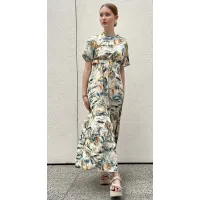 Платье I3I Fashion 101/4 принт перо