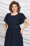 Платье Mira Fashion 5402-2 темно-синий