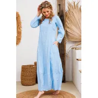 Платье Амулет 9923 небесный 170
