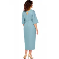 Платье Bagira 1046 серо-голубой