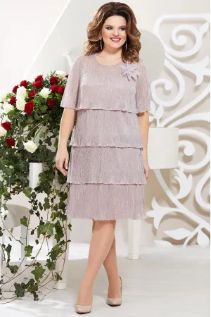 Платье Mira Fashion 4389-8 пудра