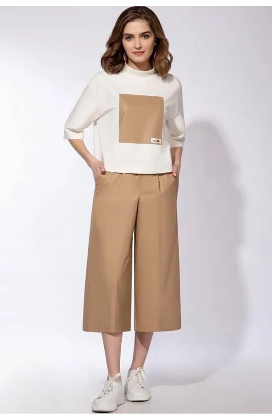 Брюки Laikony L-168-2 бежевый Брюки Laikony L-168-2 бежевый