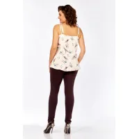 Блузка Avenue 0346 молочный, дизайн птички