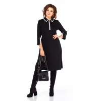 Платье Ольга Стиль С971 черный