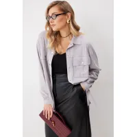 Блузка Kaloris 2252-1 серый