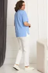Блузка Begimoda 4086 голубой