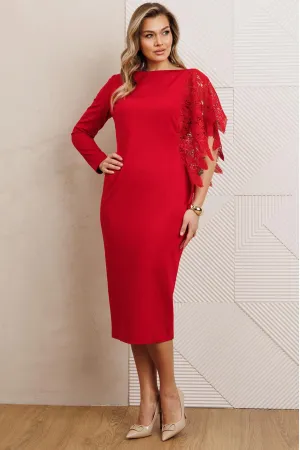 Платье Мода-Юрс 26-2957 красный