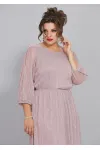 Платье Mira Fashion 5446 пыльная роза