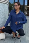 Блузка Dilanavip 2071 синий