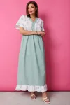 Платье Begimoda 1055 шалфей