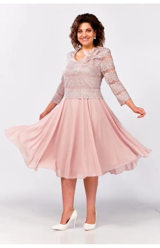 Платье Mira Fashion 5595 пудра