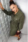 Платье Галеан Cтиль 989 хаки