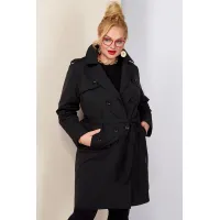 Плащ Shetti 2187 чёрный