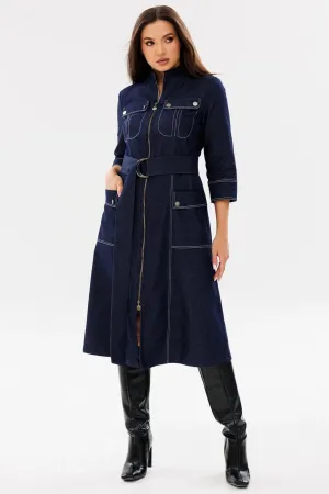 Платье Ma Cherie 4073 темно-синий