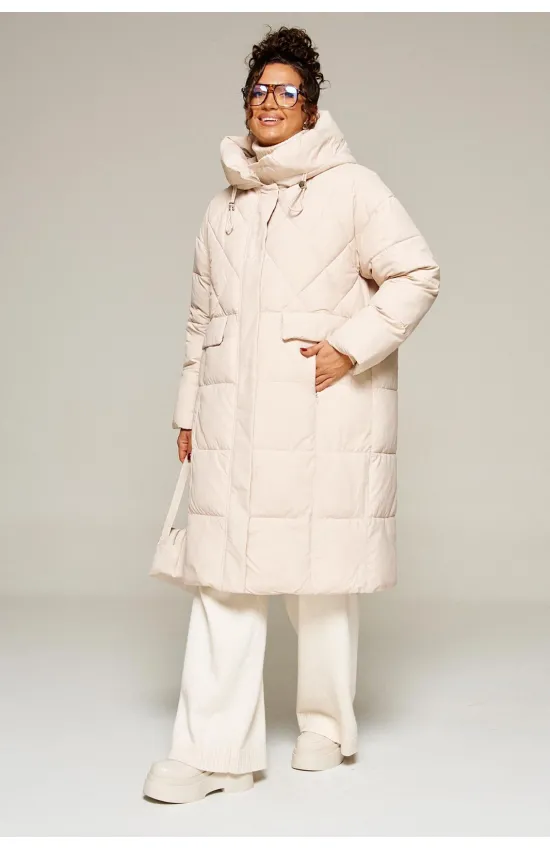 Пальто Beautiful & Free 8016 молочный Пальто Beautiful & Free 8016 молочный