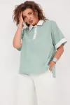 Блузка Begimoda 4126 шалфей
