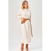 Платье Laikony 573 бежевый