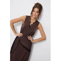 Платье Люше 4249 коричневый