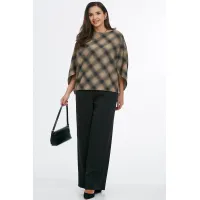 Блузка Axxa 152 бежево-черный