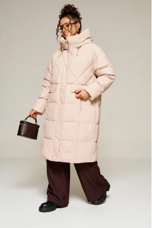 Пальто Beautiful & Free 8016 песочный