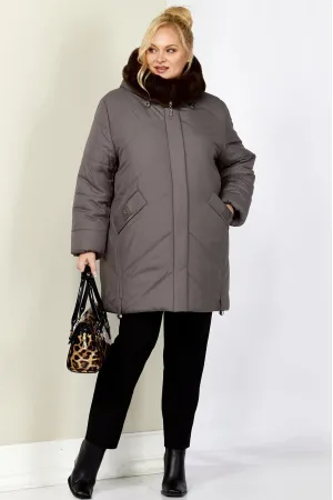 Куртка Shetti 2205 серо-лиловый