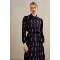 Платье Lokka 1715 темно-синий/мультиколор