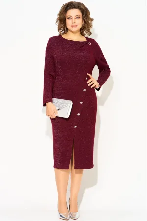 Платье Лилиана 1501 бордо(винный)