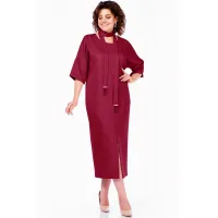 Платье Bagira 1046 бордовый