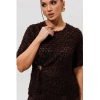 Блузка Mislana 1280 шоколад