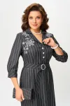 Платье Fita 5072 Славянка графит