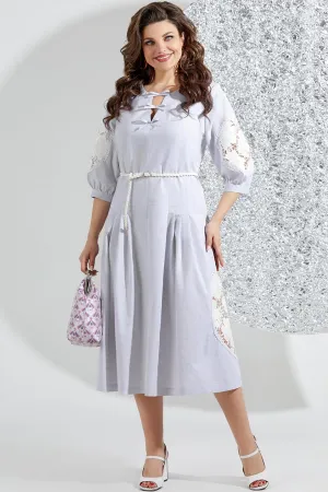 Платье Mira Fashion 5542 оттенок серого