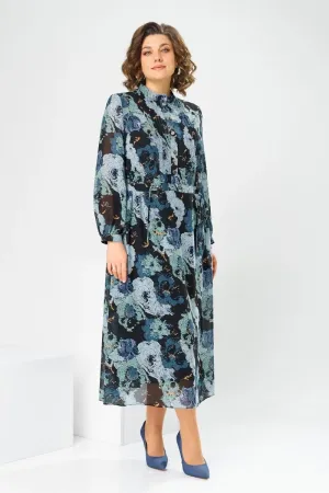 Платье Romanovich 1-2755 мультиколор чёрный