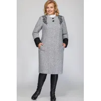 Пальто Lakona 797 серый