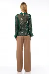 Блузка Talia Fashion 439 зеленый