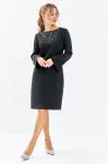 Платье Euromoda 658 чёрный