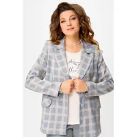 Пиджак Fita 20582 Сида серо-бежевый