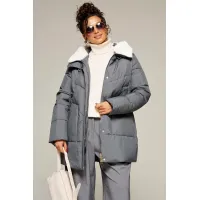 Пальто Beautiful & Free 8021 графитовый Пальто Beautiful & Free 8021 графитовый