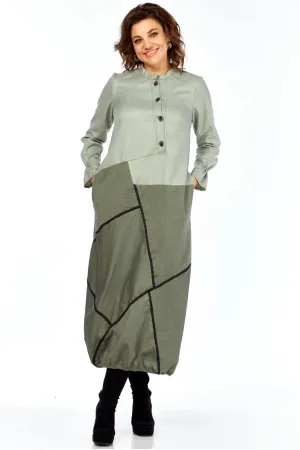 Платье Celentano 5073 приглушенный шалфейный