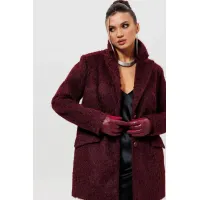 Пальто Mislana 1148 бордовый
