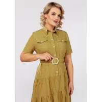 Платье Mira Fashion 5549-4 оливковый