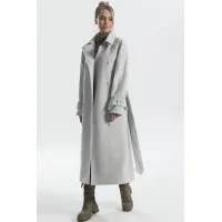 Пальто Golden Valley 7139 серый