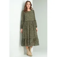 Платье Rishelie 874 хаки