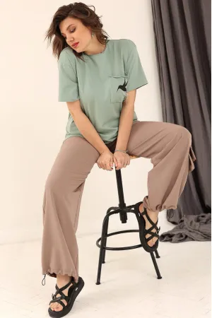 Блузка Begimoda 4024 олива