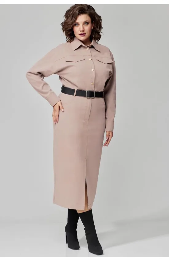 Платье Орхидея Люкс 1646 Пудровый