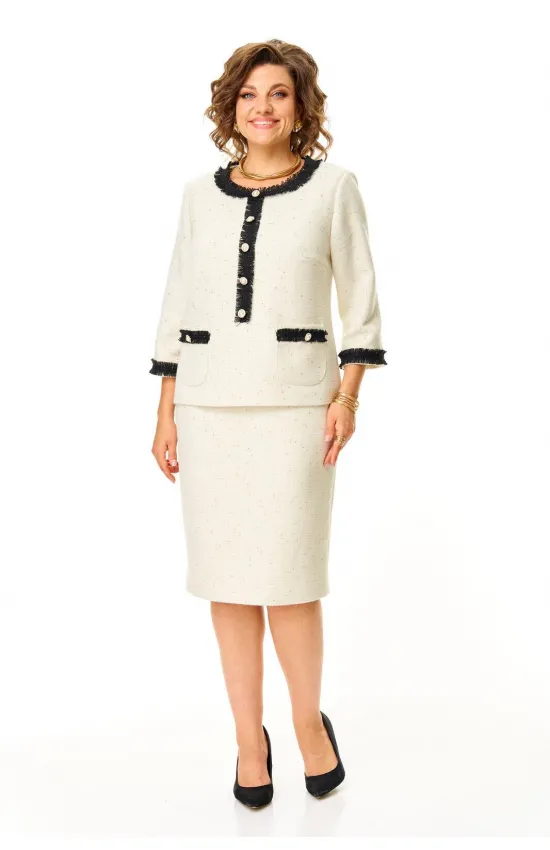 Платье Vi Oro 1216-3 молочный