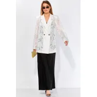 Пиджак Laikony 493-1 молочный