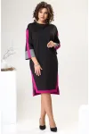 Платье Romanovich 1-2465 черный с розовым Платье Romanovich 1-2465 черный с розовым