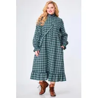 Платье Anelli 977 зелёный новый